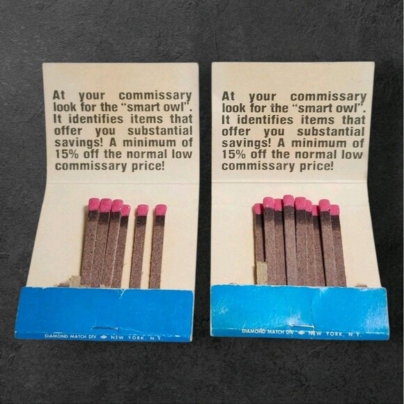 Vintage Matchbook Lot Funeral Home Cruise Food Commissary Advertising Ephemera - Picture 6 of 9